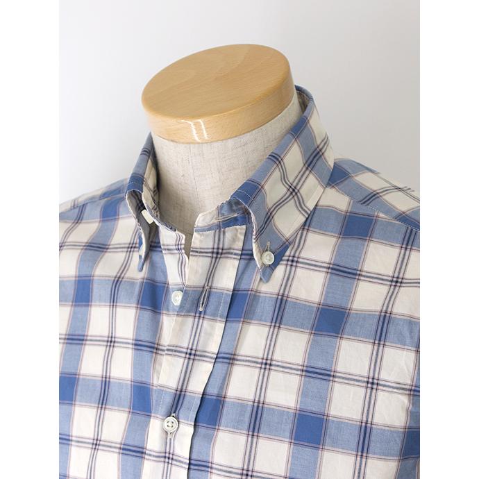 【50％OFF】GUY ROVER/ギローバー/ボタンダウンシャツ/チェック/ベージュ×ブルー/guy460803 | GUY ROVER | 03