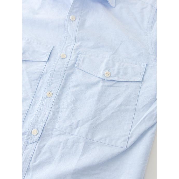 【50％OFF】ギローバー GUY ROVER オーバーシャツ/シャツアウター/オックスフォードコットン イタリア製 ブルー guy500602 | GUY ROVER | 03