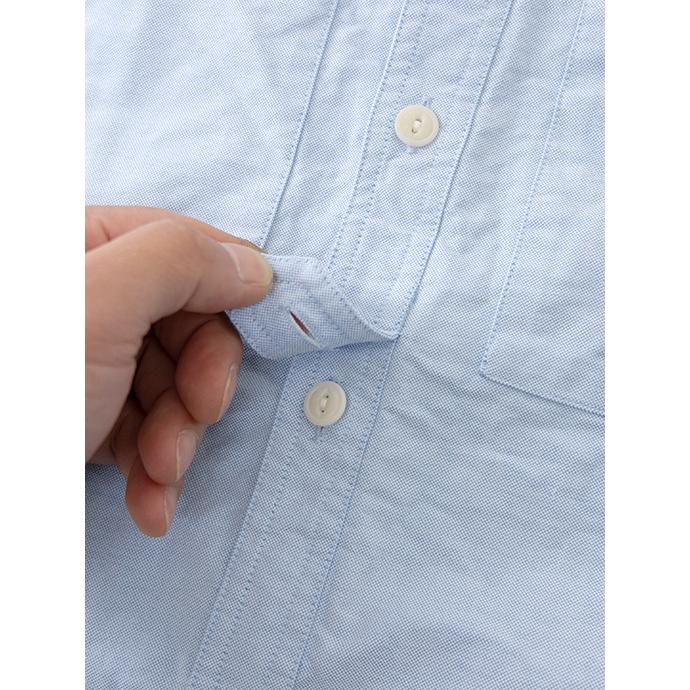 【50％OFF】ギローバー GUY ROVER オーバーシャツ/シャツアウター/オックスフォードコットン イタリア製 ブルー guy500602 | GUY ROVER | 04