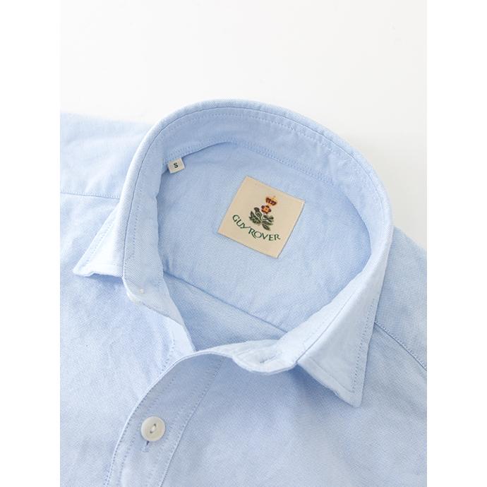 【50％OFF】ギローバー GUY ROVER オーバーシャツ/シャツアウター/オックスフォードコットン イタリア製 ブルー guy500602 | GUY ROVER | 06