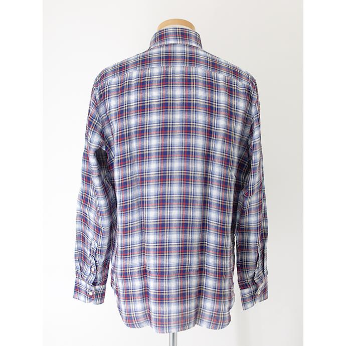 ギローバー GUY ROVER リネンシャツ/ボタンダウン/マドラスチェック イタリア製 チェック guy500603 | GUY ROVER | 01