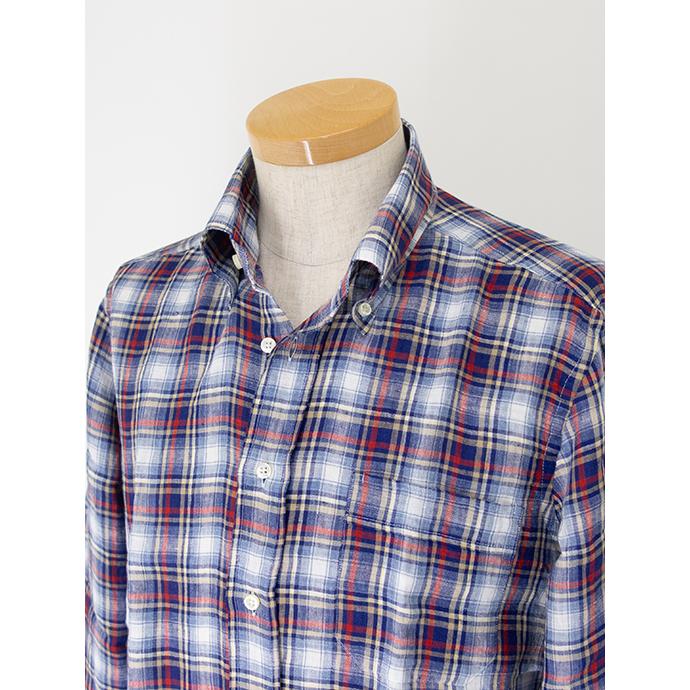 ギローバー GUY ROVER リネンシャツ/ボタンダウン/マドラスチェック イタリア製 チェック guy500603 | GUY ROVER | 02