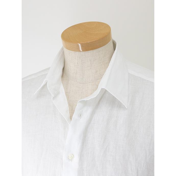 【30％OFF】ギローバー GUY ROVER リネンシャツ/レギュラーカラー イタリア製 ホワイト guy500604 | GUY ROVER | 02