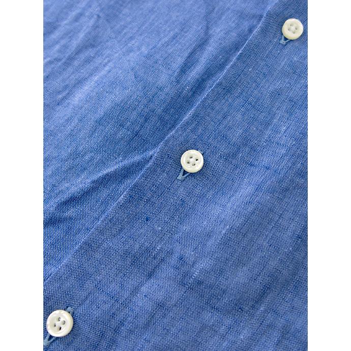【50％OFF】ギローバー GUY ROVER リネンシャツ/レギュラーカラー イタリア製 ブルー guy500606 | GUY ROVER | 03