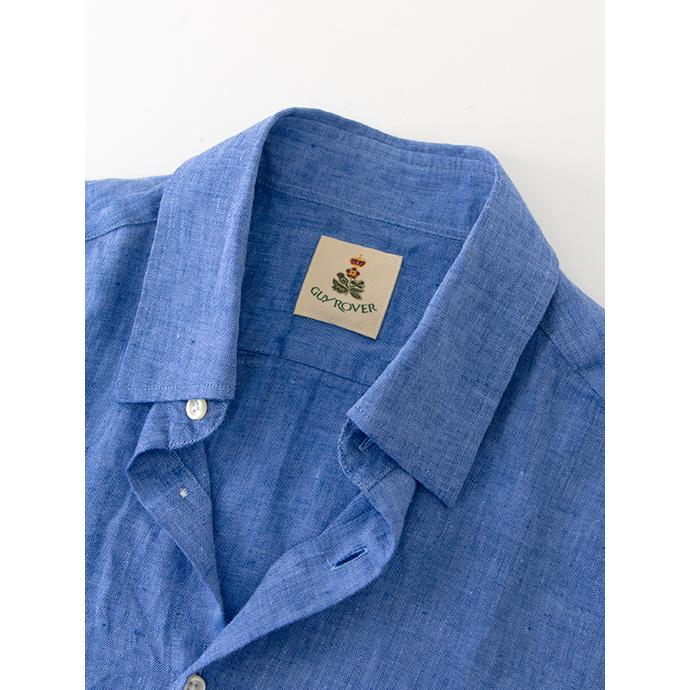 【50％OFF】ギローバー GUY ROVER リネンシャツ/レギュラーカラー イタリア製 ブルー guy500606 | GUY ROVER | 05