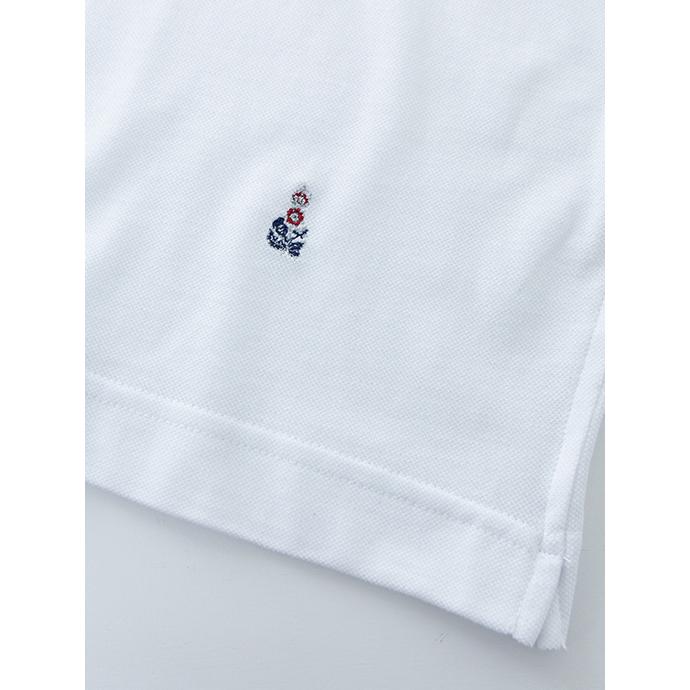 【50％OFF】ギローバー GUY ROVER 鹿の子半袖ポロシャツ/ワイドカラー イタリア製 ホワイト guy501001 | GUY ROVER | 03