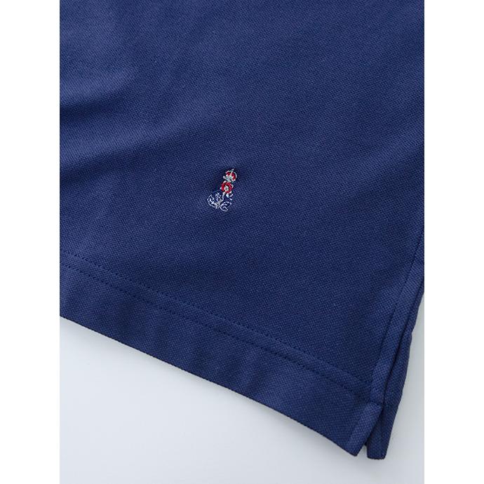 【50％OFF】ギローバー GUY ROVER 鹿の子半袖ポロシャツ/ワイドカラー イタリア製 パープルネイビー guy501003 | GUY ROVER | 03