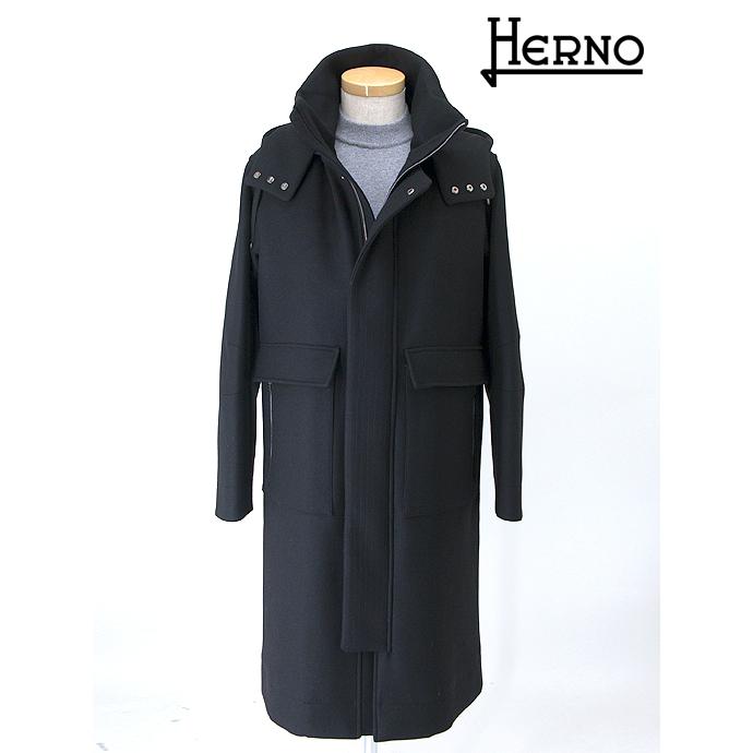 HERNO ヘルノ カシミヤ スタンドカラーコート 50（LL）