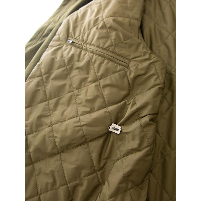 【30％OFF】ヘルノ HERNO フーデッドコート/ワックスドコットンミックス ミリタリーグリーン her501802 | HERNO | 10