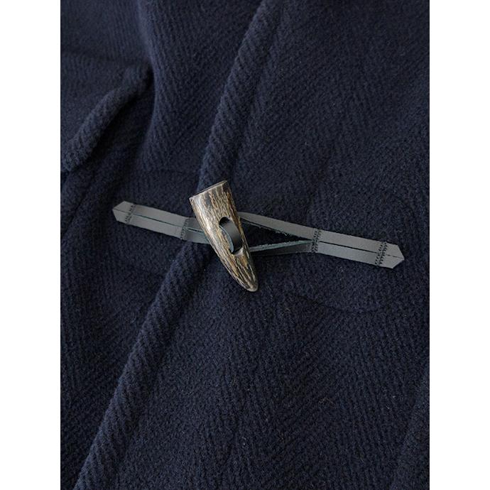 インバーティア INVERTERE ダッフルコート/Joshua Ellisヘリンボーンウール ネイビー inv482001 | INVERTERE | 03