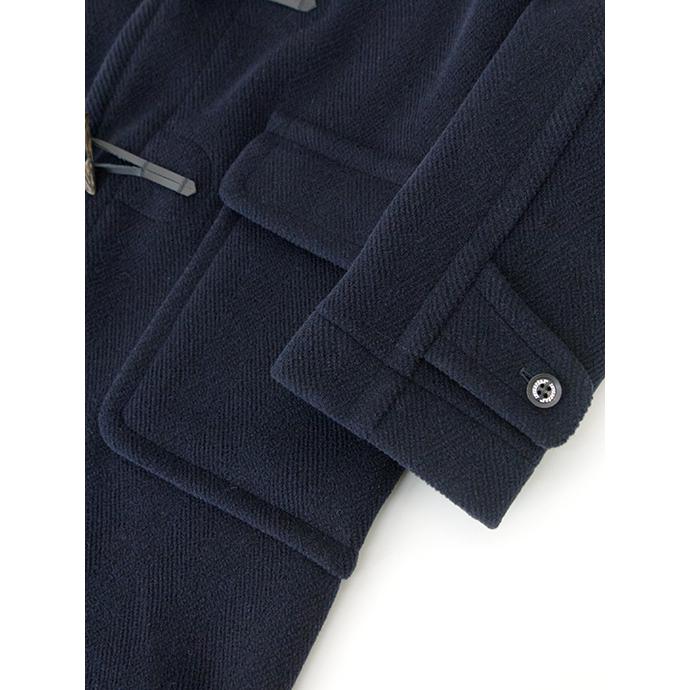 インバーティア INVERTERE ダッフルコート/Joshua Ellisヘリンボーンウール ネイビー inv482001 | INVERTERE | 04
