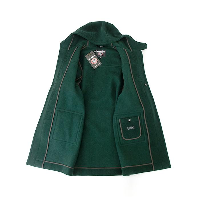 インバーティア INVERTERE ダッフルコート/Joshua Ellisヘリンボーンウール グリーン inv482002 | INVERTERE | 05