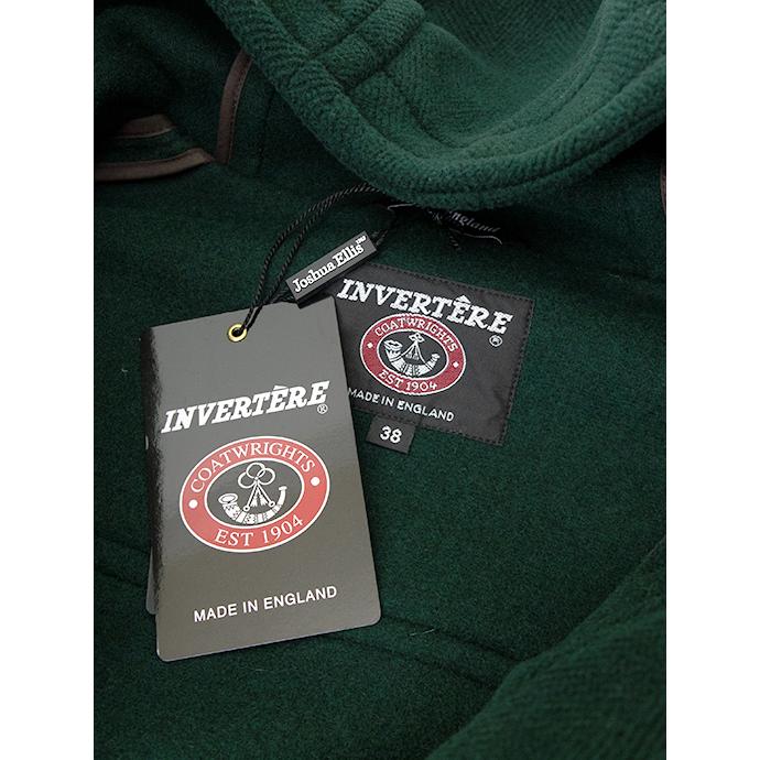 インバーティア INVERTERE ダッフルコート/Joshua Ellisヘリンボーンウール グリーン inv482002 | INVERTERE | 07