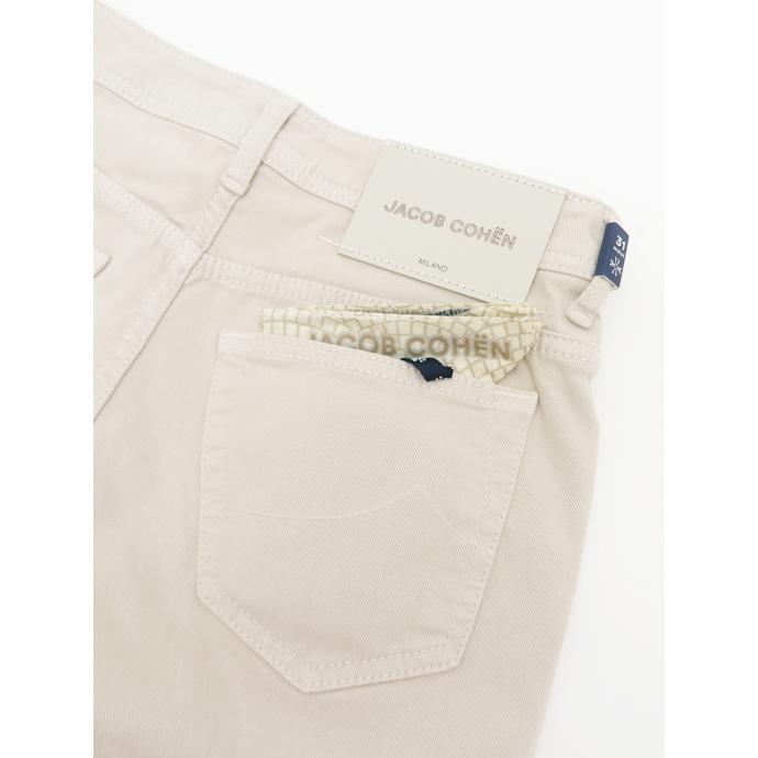 JACOB COHEN ヤコブコーエン 5ポケットパンツ/BARD/ピーチスキンツイル イタリア製 オフベージュ ja4288802 | JACOB COHEN | 05
