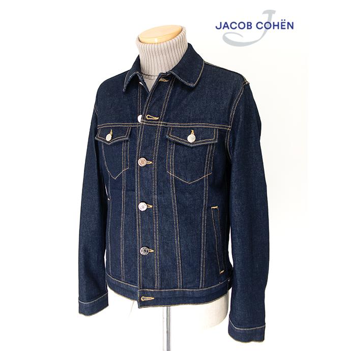 JACOB COHEN ダークブルー デニムジャケット JACOB COHEN ダークブルー デニムジャケット JACOB COHEN ダークブルー