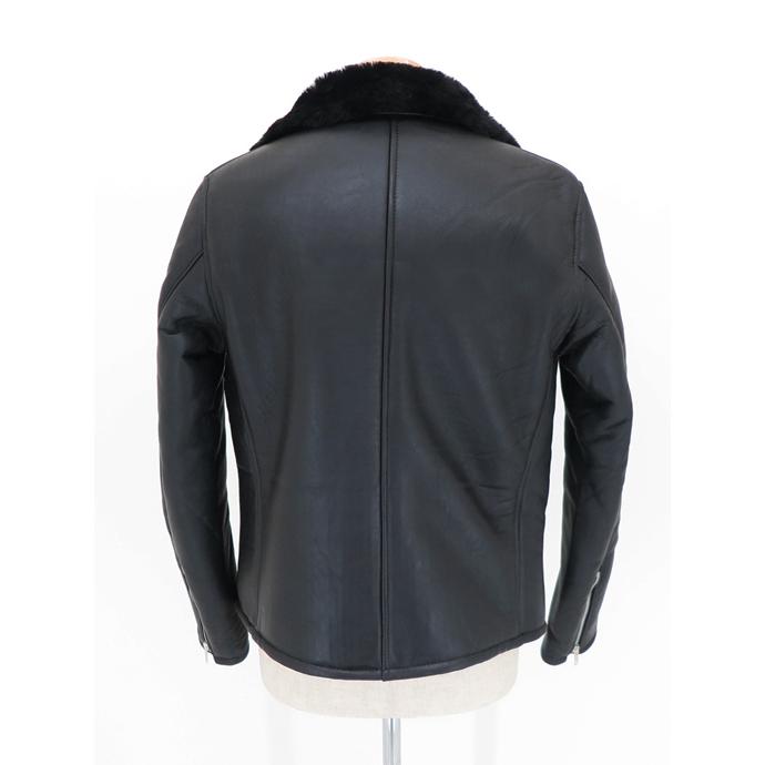 《送料込》 James Grose/ジェームス・グロース/ムートンジャケット/ブラック/jag441801 【3092932348】(111540円)