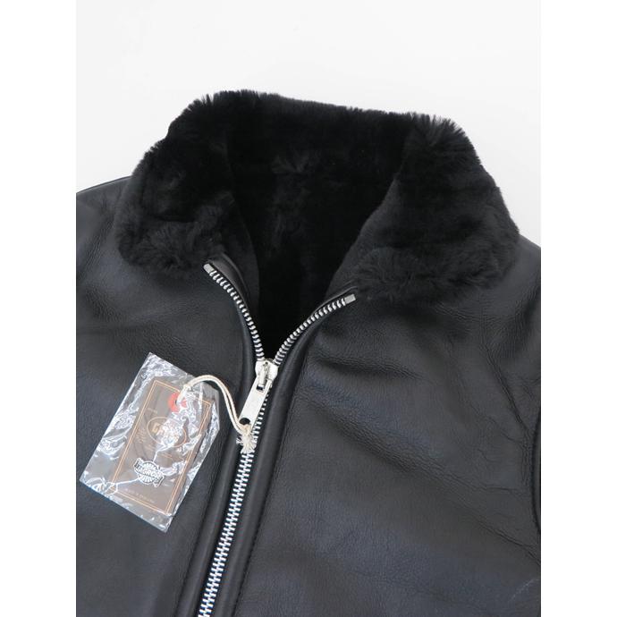 《送料込》 James Grose/ジェームス・グロース/ムートンジャケット/ブラック/jag441801 【3092932348】(111540円)