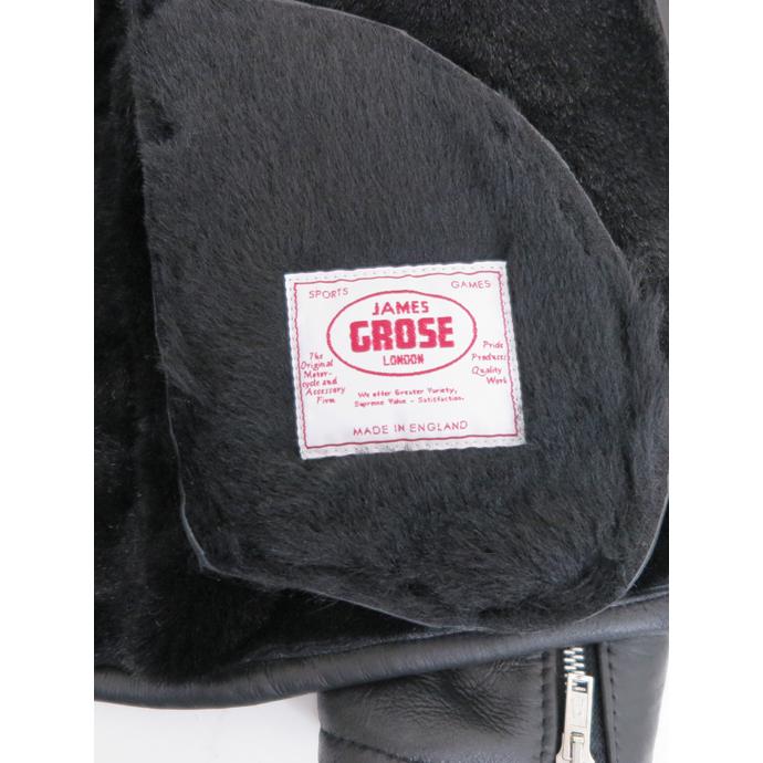 《送料込》 James Grose/ジェームス・グロース/ムートンジャケット/ブラック/jag441801 【3092932348】(111540円)