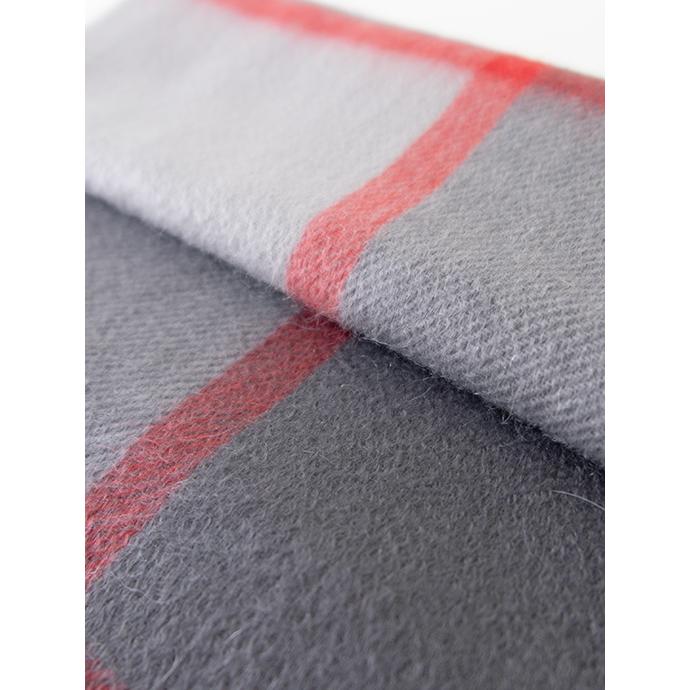 ジョシュア・エリス Joshua Ellis カシミアマフラー/タータンチェック オフホワイト×グレー×レッド jos462002 | Joshua Ellis | 01