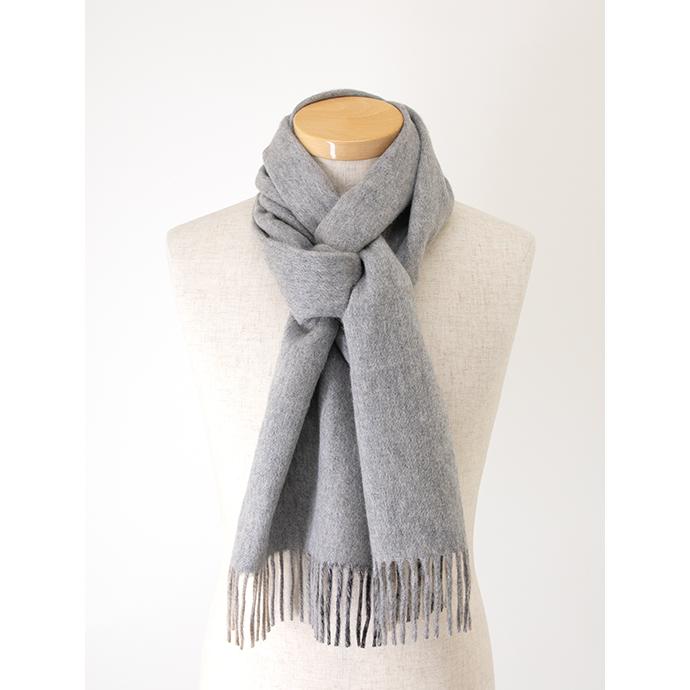 ジョシュア・エリス Joshua Ellis カシミアマフラー/リバーシブル グレー×ブラウン×ブラック jos462003 | Joshua Ellis | 01