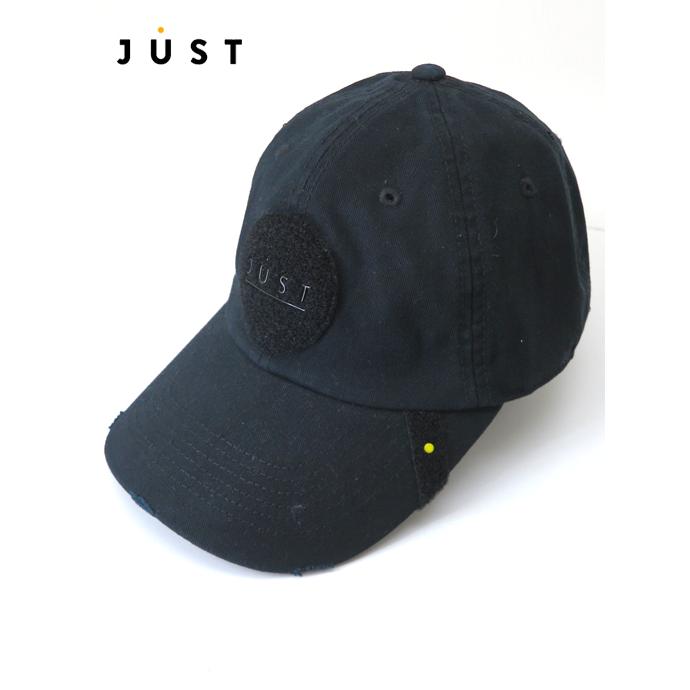 ジャスト ハット Just Hat ワッペン交換式トラッカーキャップ ブラック jus502401 | 