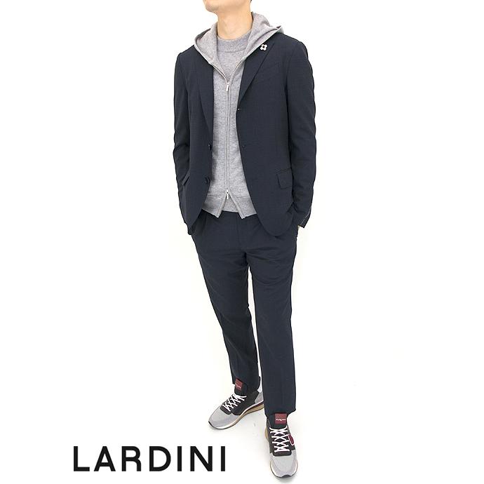 Lardini ラルディーニ パッカブルスーツ ストレッチウールミックス ネイビー Lar Lar 1 Rootweb 通販 Yahoo ショッピング