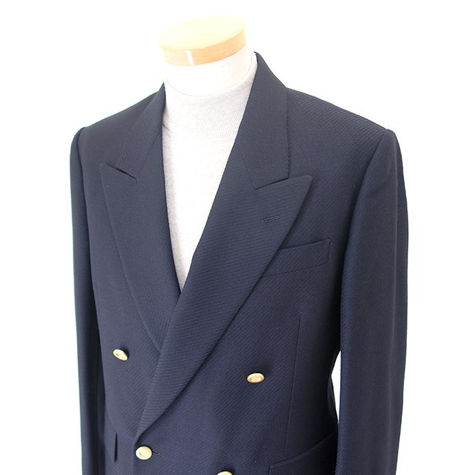 【40％OFF】ラルディーニ LARDINI 4Bブレザー/ダブルブレスト/ヘリンボーンカルゼウール イタリア製 ネイビー lar501601 | LARDINI | 03