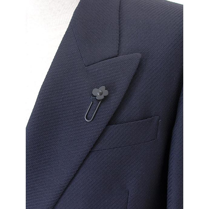 【40％OFF】ラルディーニ LARDINI 4Bブレザー/ダブルブレスト/ヘリンボーンカルゼウール イタリア製 ネイビー lar501601 | LARDINI | 04