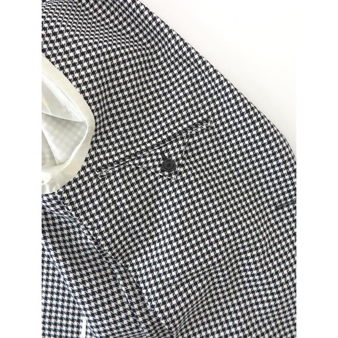 ラルディーニ LARDINI 3Bジャケット/千鳥格子風ウールコットン イタリア製 ブラック×ホワイト lar520201 | LARDINI | 06