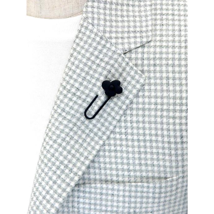 ラルディーニ LARDINI リネンウールジャケット イタリア製 ホワイト×ライトグリーン lar520401 | LARDINI | 03