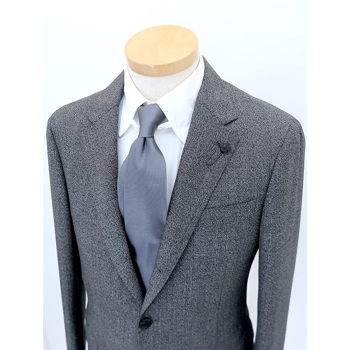 ラルディーニ LARDINI シングル3Bスーツ/メランジウール グレー lar521601 |  | 02