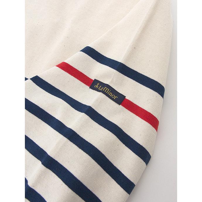 Le minor/ルミノア/バスクシャツ/長袖/エクリュ×ネイビー×レッド/lem460804 | Le Minor | 01