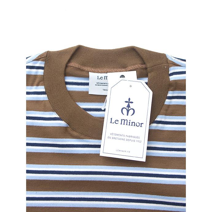 Le minor/ルミノア/Tシャツ/マルチボーダー/ブラウン/lem460809 | Le Minor | 02