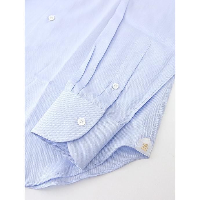 LES LESTON/レスレストン/ドレスシャツ/セミワイドカラー/ロイヤルオックスフォード/サックスブルー/les381202 | HERMES | 04