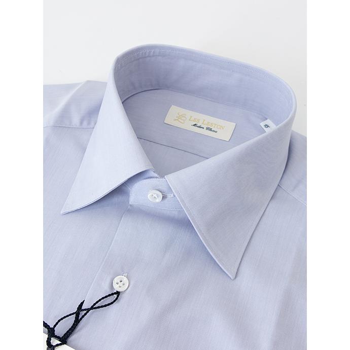 レスレストン LES LESTON ドレスシャツ/セミワイドカラー/ブロード 日本製 グレイッシュブルー les481402 | ブランド登録なし | 02