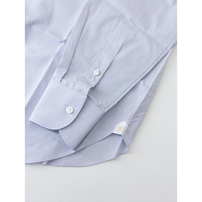 レスレストン LES LESTON ドレスシャツ/セミワイドカラー/ブロード 日本製 グレイッシュブルー les481402 | ブランド登録なし | 05