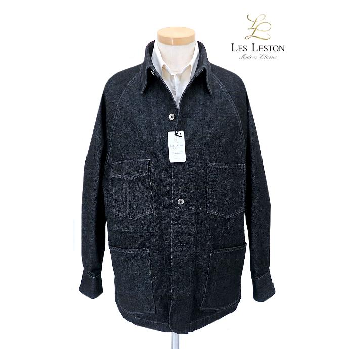 レスレストン LES LESTON デニムカバーオール ブラック les521802 | 