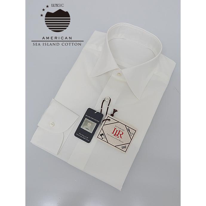 Laboratory of  Last Resort/ラボラトリー・オブ・ラスト・リゾート/セミワイドカラーシャツ/シーアイランドコットン/ホワイト/llr441402 | ブランド登録なし