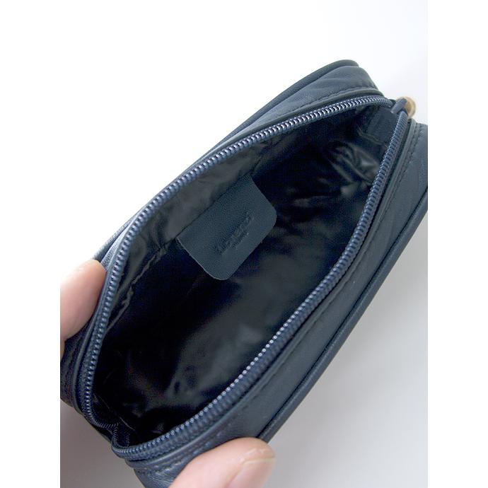 Lorenzi/ロレンツィ/レザーミニポーチ/ネイビー/lor421402 | ブランド登録なし | 02