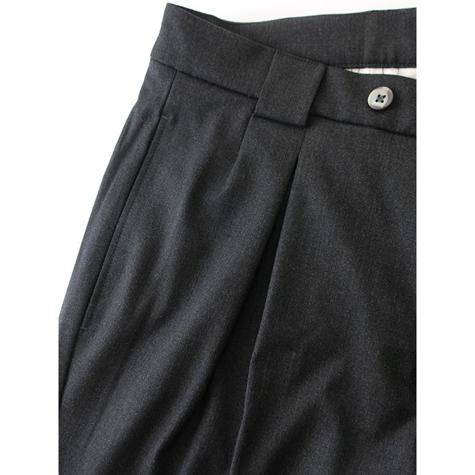 マビテックス MABITEX カジュアルパンツ/ハイブリッドウール/ボックスプリーツ グレー mab501802 |  | 03