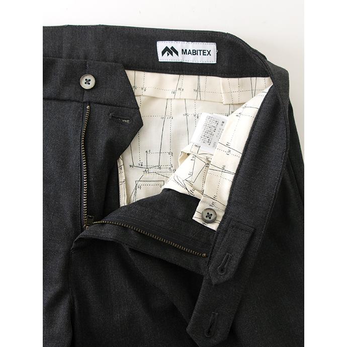 マビテックス MABITEX カジュアルパンツ/ハイブリッドウール/ボックスプリーツ グレー mab501802 |  | 04