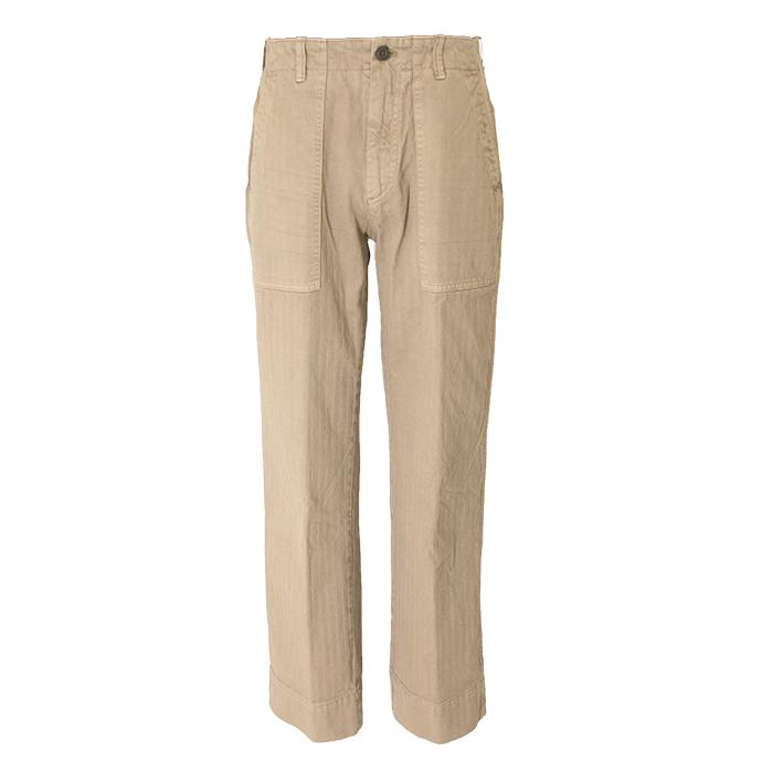 マビテックス MABITEX ファティーグパンツ/ヘリンボーンコットン ライトブラウン mab501803 |  | 01