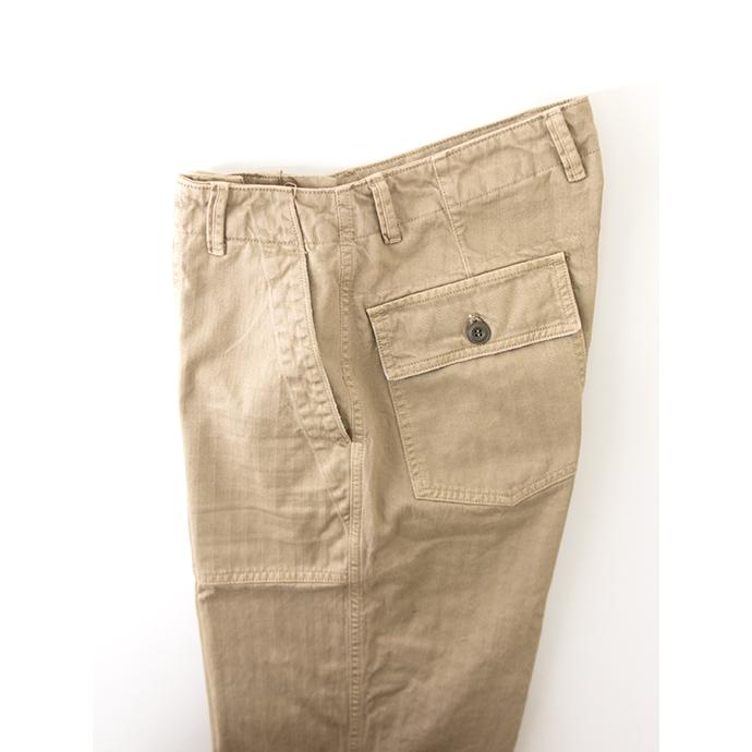 マビテックス MABITEX ファティーグパンツ/ヘリンボーンコットン ライトブラウン mab501803 |  | 03