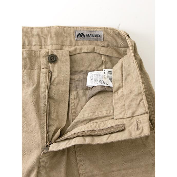 マビテックス MABITEX ファティーグパンツ/ヘリンボーンコットン ライトブラウン mab501803 |  | 05