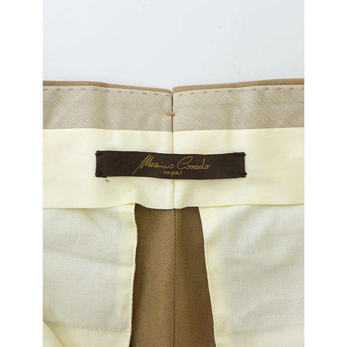 マッシモ・コラード Massimo Corrado トラウザーズ/コットンリネン イタリア製 ライトブラウン mac480606 | ブランド登録なし | 07