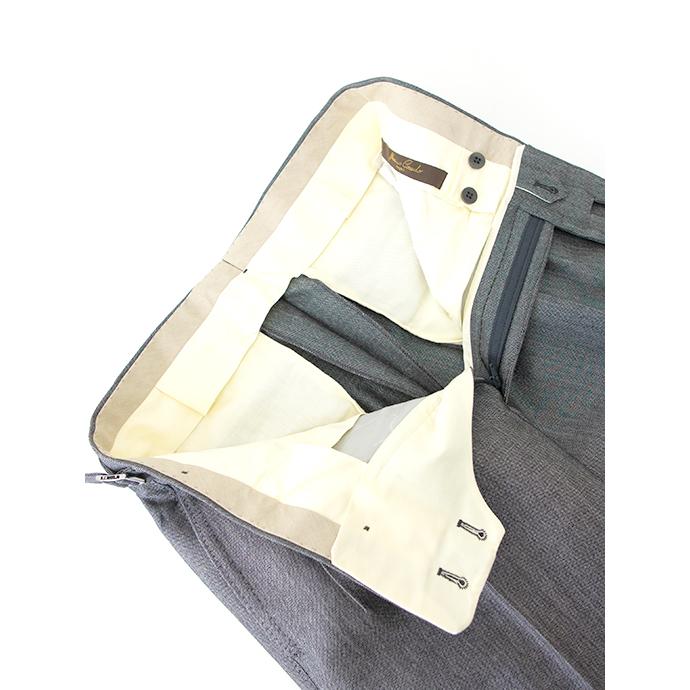 マッシモ・コラード Massimo Corrado ベルトレストラウザーズ/ウールモヘア イタリア製 グレー mac500404 | ブランド登録なし | 09