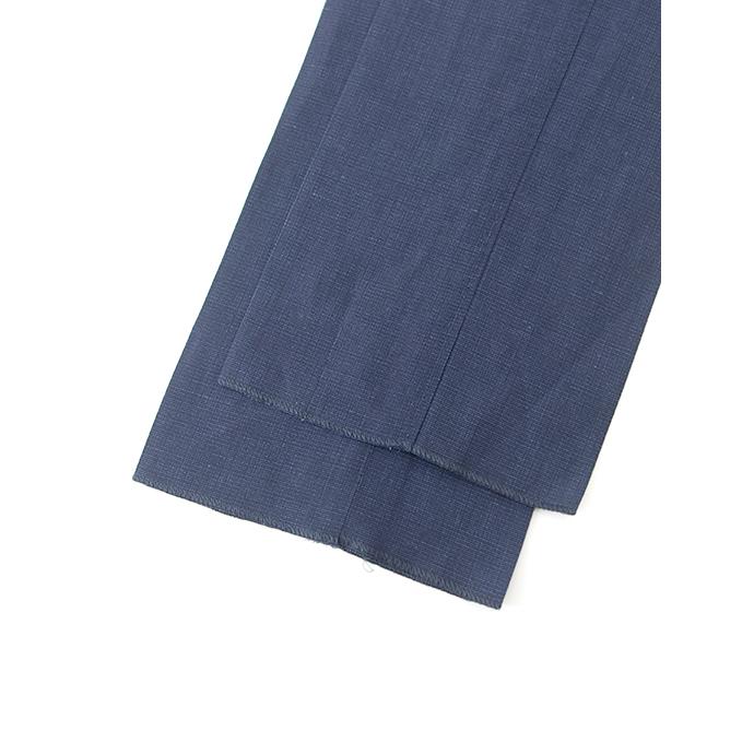 マッシモ・コラード Massimo Corrado ベルトレストラウザーズ/ストレッチウールリネン イタリア製 ネイビーブルー mac500405 | ブランド登録なし | 11