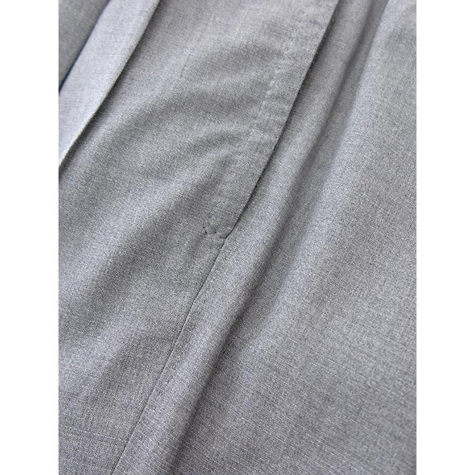 マッシモ・コラード Massimo Corrado ベルトレストラウザーズ/トロピカルウール イタリア製 グレー mac500409 | ブランド登録なし | 06