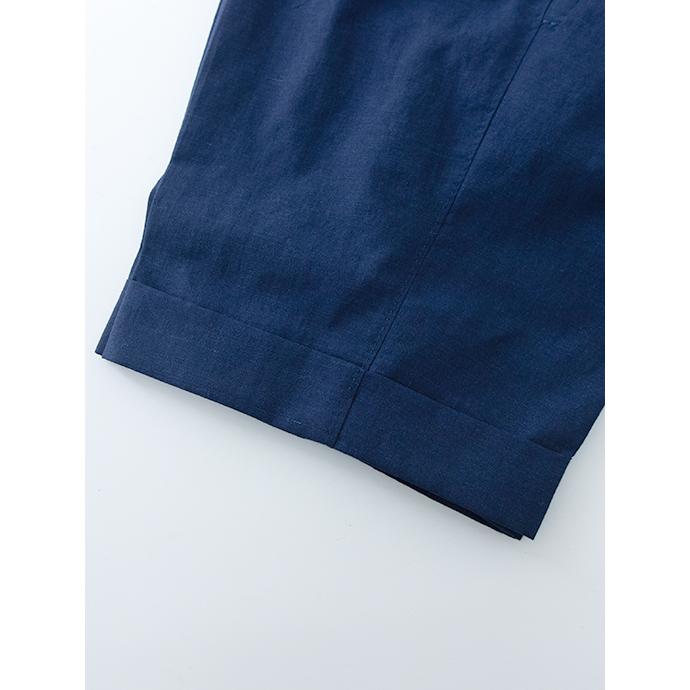 マッシモ・コラード Massimo Corrado 別注ベルトレストラウザーショーツ/ウールリネン イタリア製 ネイビー mac501001 | ブランド登録なし | 08