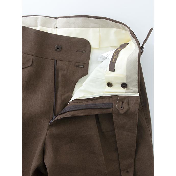マッシモ・コラード Massimo Corrado 別注ベルトレストラウザーショーツ/ウールリネン イタリア製 ブラウン mac501002 | ブランド登録なし | 06